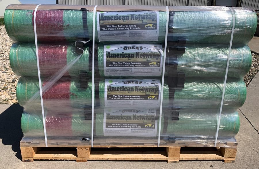 Fine Twine American-made round baler net wrap rolls